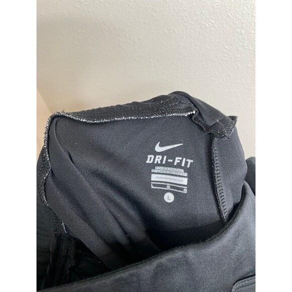 Nike Dri-Fit Black Wide Leg Pants L • Athletic Training Yoga Lounge Sweatpants - Picture 3 of 5